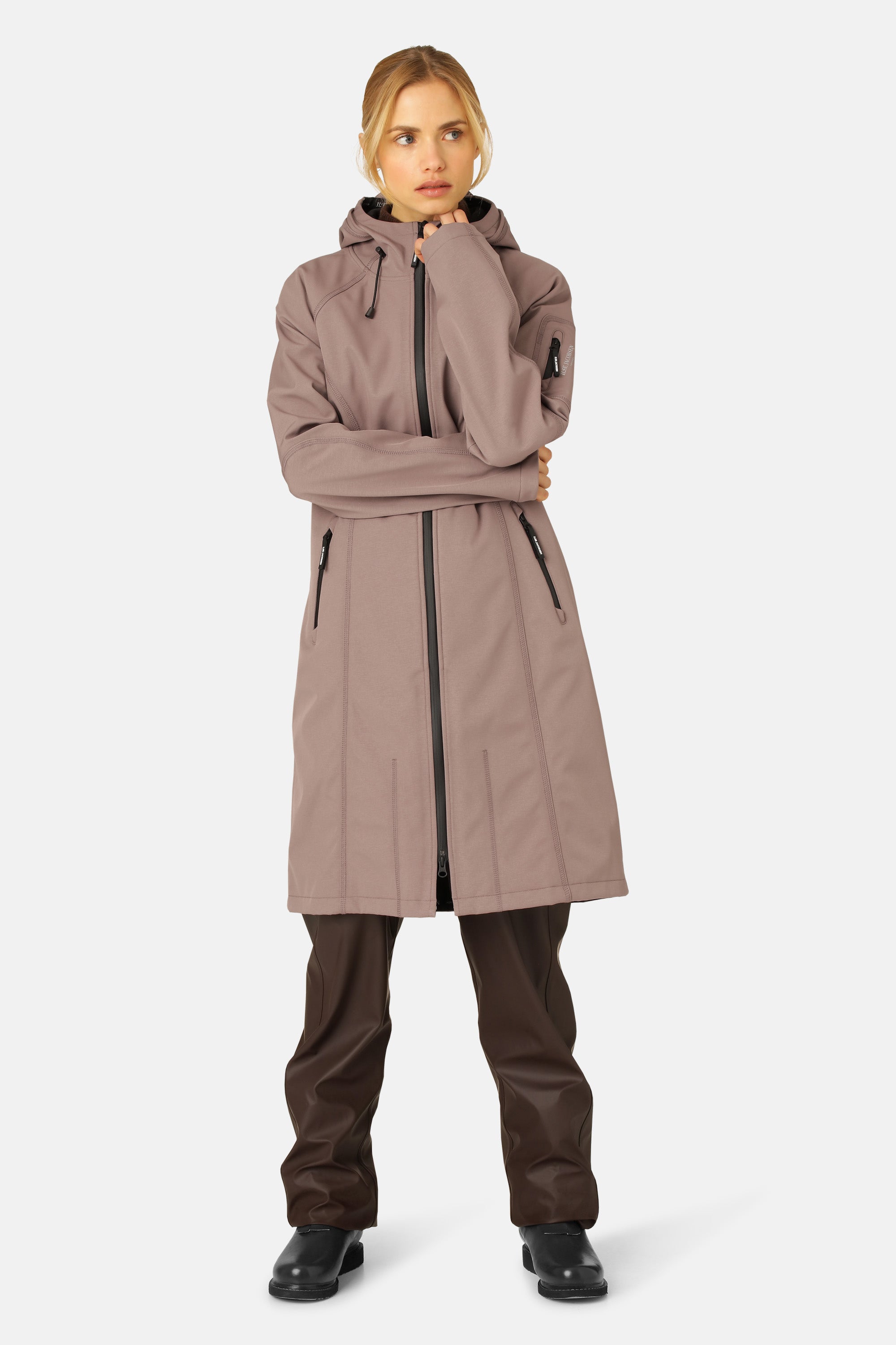 Ilse Jacobsen Hornbæk Rain Langer Regenmantel Raincoat 548 Old Lavender